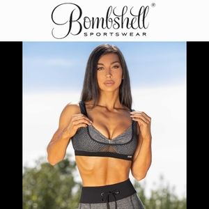 💪 Vibe grey mesh sports bra 💪